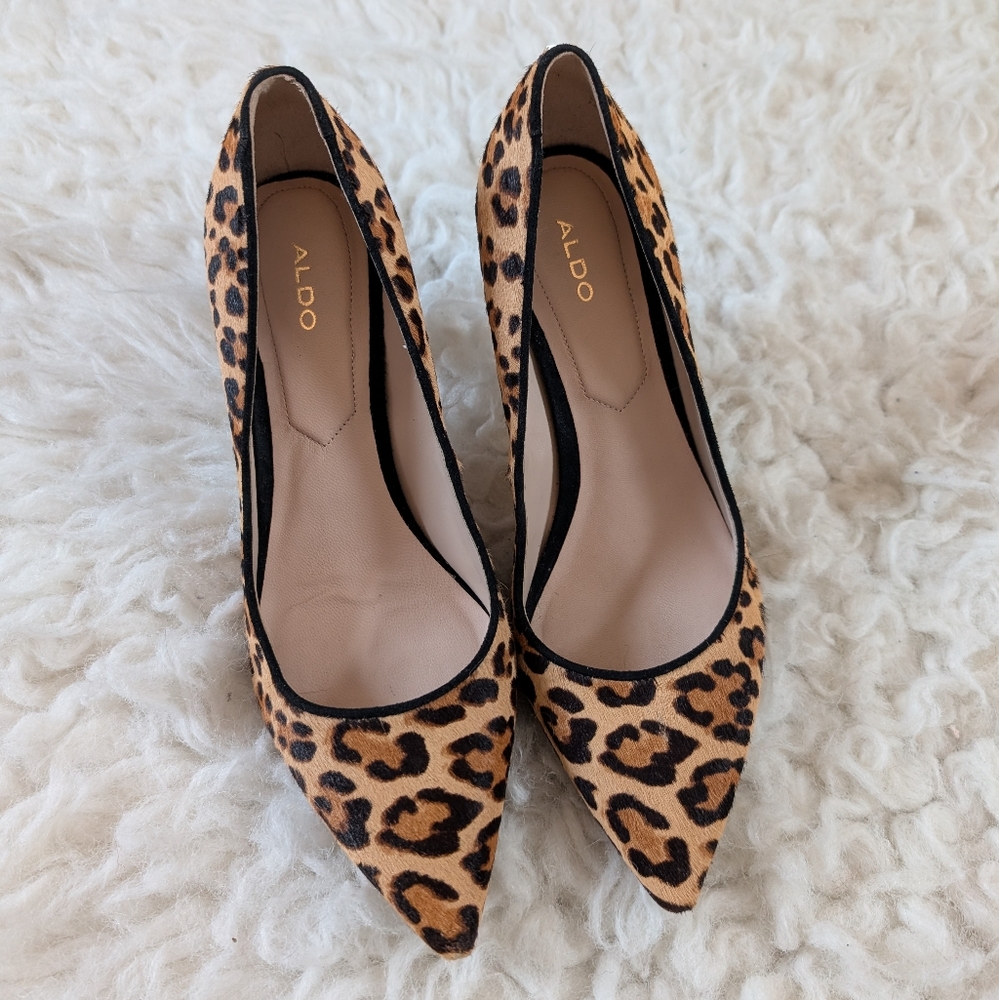 Aldo Leopard Print Pumps